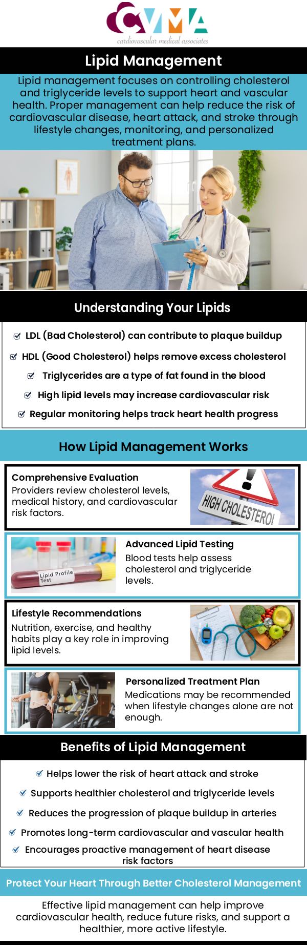 At Cardiovascular Medical Associates, we prioritize effective lipid management as a vital component in the prevention of atherosclerotic cardiovascular disease. Our team of dedicated professionals is committed to providing personalized care, utilizing the latest medical advancements to help regulate your lipid levels. Our board-certified cardiologists, Kaushal Tamboli, MD FACC, Paiboon Mahaisavariya MD FACC and Paul Yoshino MD and his team of experts will assist you in determining the best treatment option for you. For more information, contact us or book an appointment online. We are conveniently located at 8317 Davis St, Downey, CA 90241. At Cardiovascular Medical Associates, we prioritize effective lipid management as a vital component in the prevention of atherosclerotic cardiovascular disease. Our team of dedicated professionals is committed to providing personalized care, utilizing the latest medical advancements to help regulate your lipid levels. Our board-certified cardiologists, Kaushal Tamboli, MD FACC, Paiboon Mahaisavariya MD FACC and Paul Yoshino MD and his team of experts will assist you in determining the best treatment option for you. For more information, contact us or book an appointment online. We are conveniently located at 8317 Davis St, Downey, CA 90241.